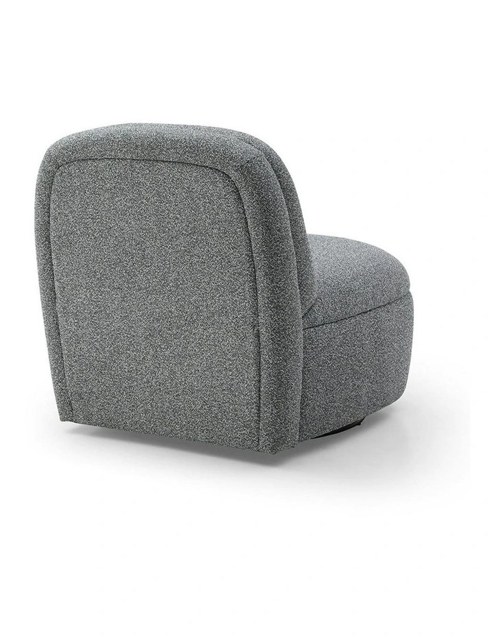 LEXTER Swivel Lounge Chair - Dark Grey image 6