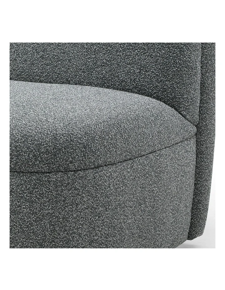LEXTER Swivel Lounge Chair - Dark Grey image 7