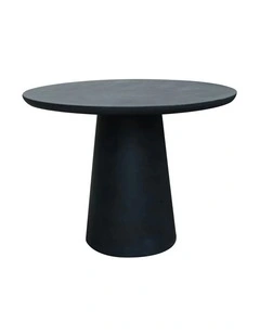 ROCCO Indoor & Outdoor Dining Table 100cm - Black Concrete