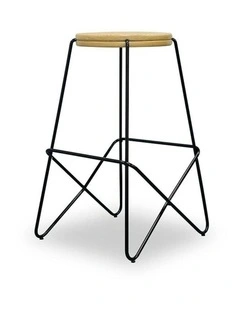 STARK Wooden Topped  Counter Stool
