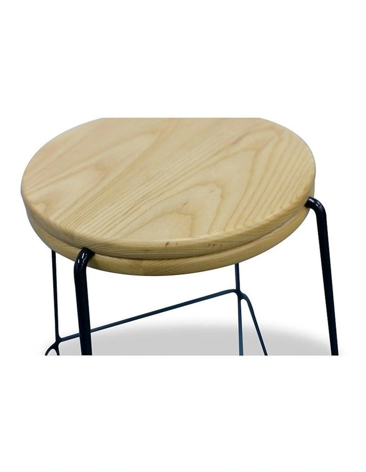 STARK Wooden Topped  Counter Stool image 5