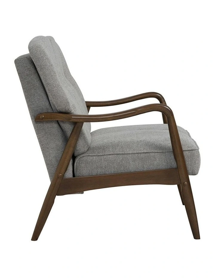 FIGARO 2 Seater Sofa Walnut & Steel image 4