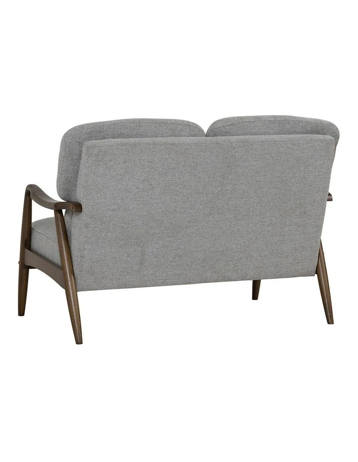 FIGARO 2 Seater Sofa Walnut & Steel image 5