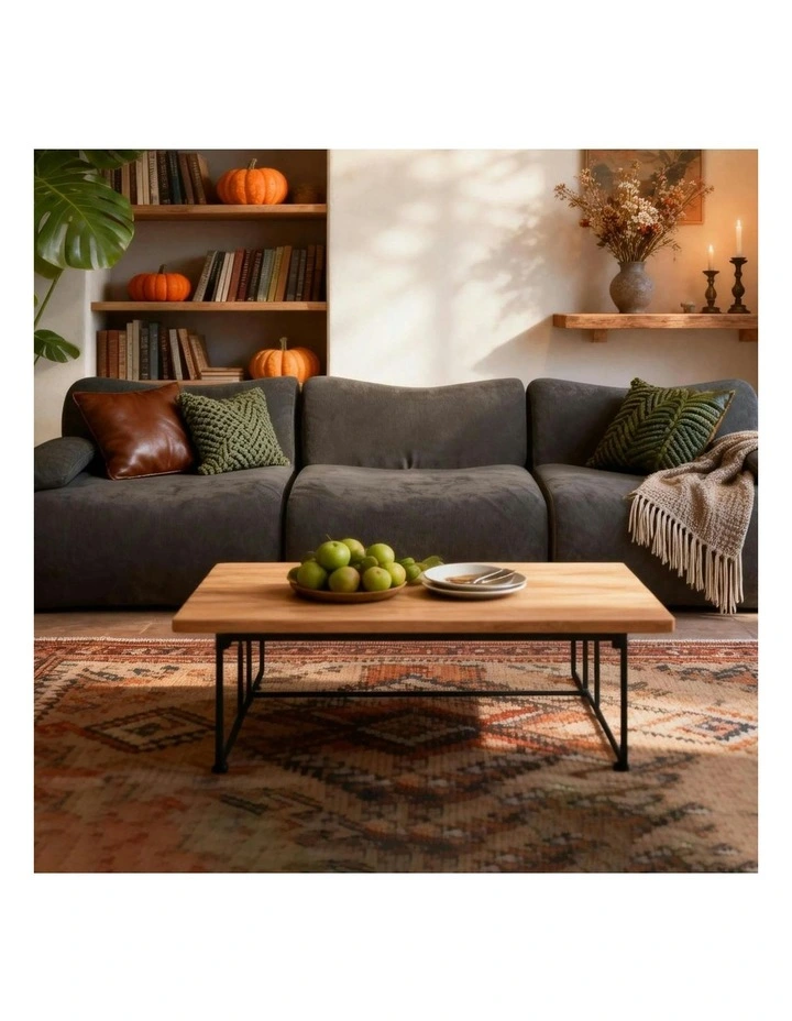 ZAHRA Three Seater Compressed Sofa - Charcoal image 2