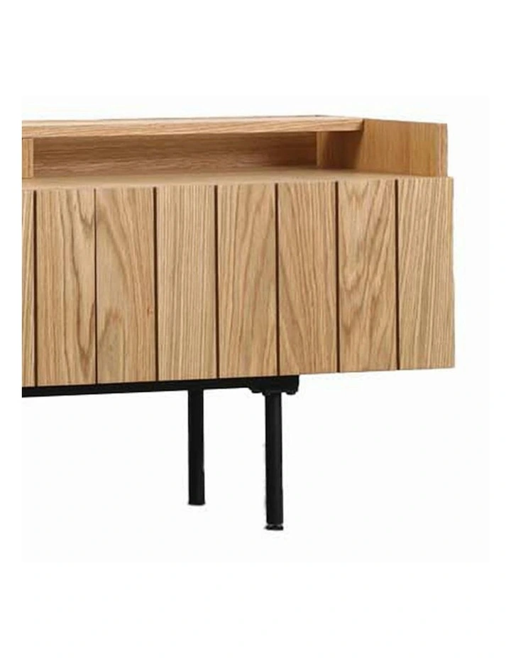 ZANE Entertainment TV Unit 160cm - Natural Oak image 5