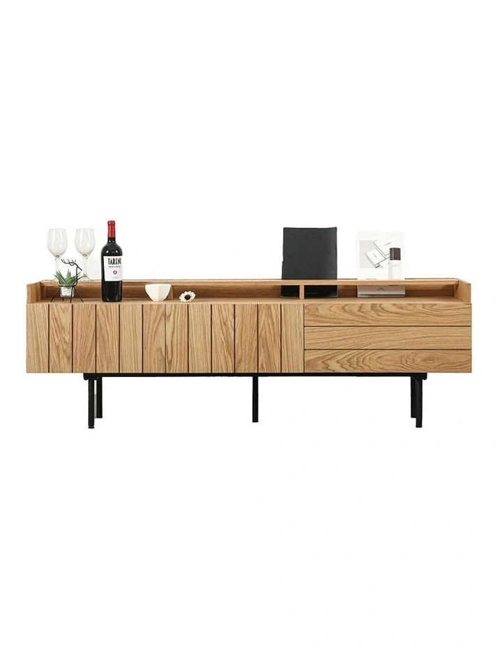 ZANE Entertainment TV Unit 160cm - Natural Oak image 7