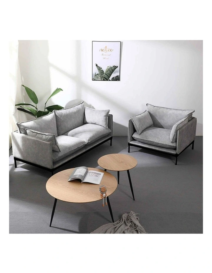 SINCLAIR 2 Seater Sofa in Grey image 3