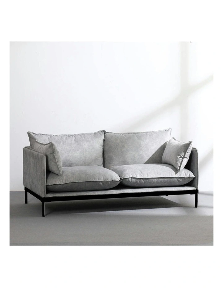 SINCLAIR 2 Seater Sofa in Grey image 5