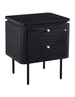 KAIDAN Side Table/Bedside Table 48cm - Black