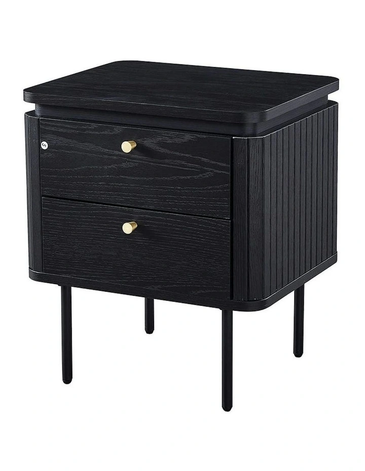 KAIDAN Side Table/Bedside Table 48cm - Black image 4