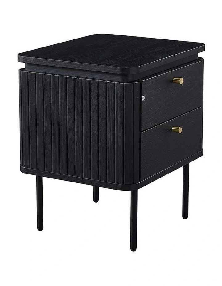 KAIDAN Side Table/Bedside Table 48cm - Black image 5