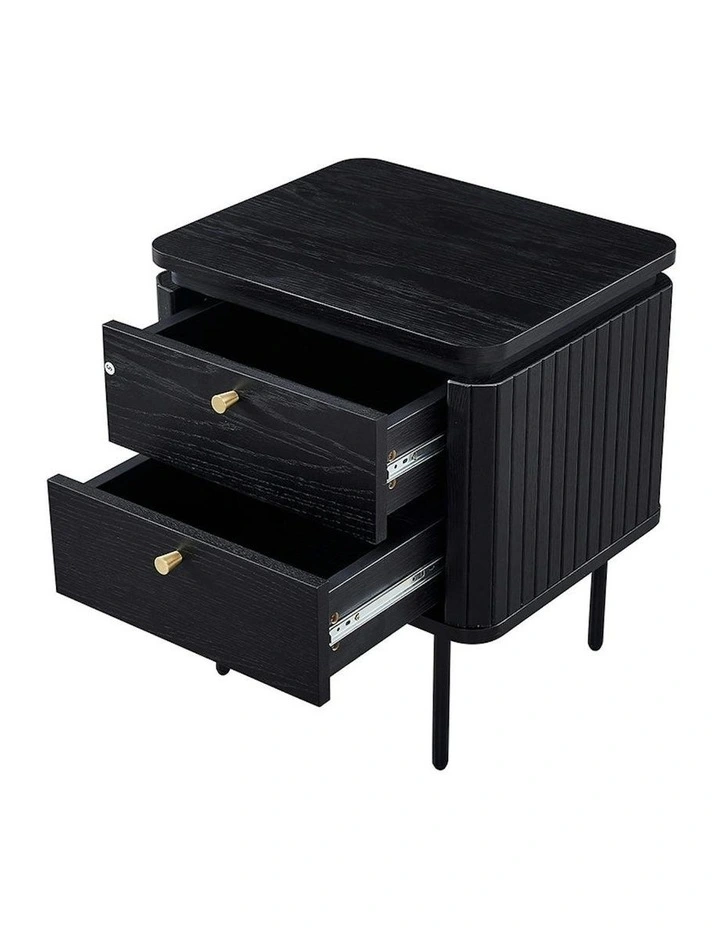 KAIDAN Side Table/Bedside Table 48cm - Black image 6