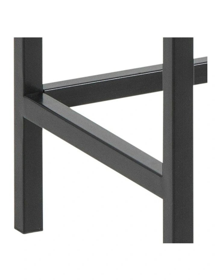 BATLEY Study Desk Console 91.5cm - Black & Natural image 4