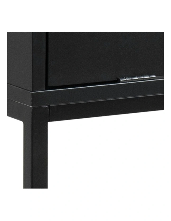 BATLEY Study Desk Console 91.5cm - Black & Natural image 5