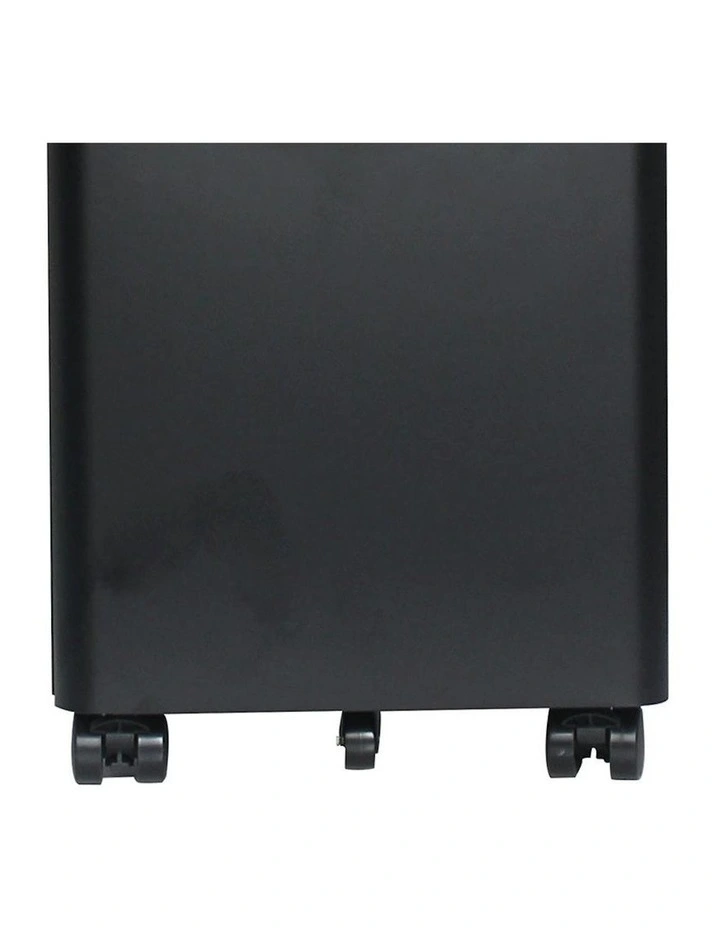 MARLO 3 Drawer Slim Mobile Pedestal Cabinet - Black image 7