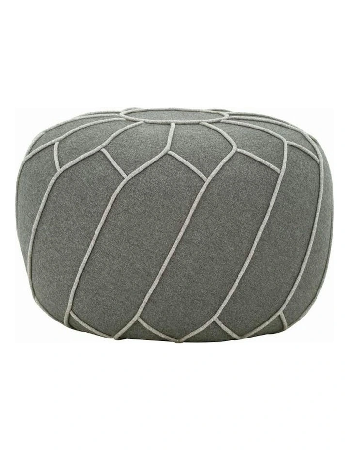 SATURN Ottoman - 61cm - Grey image 1