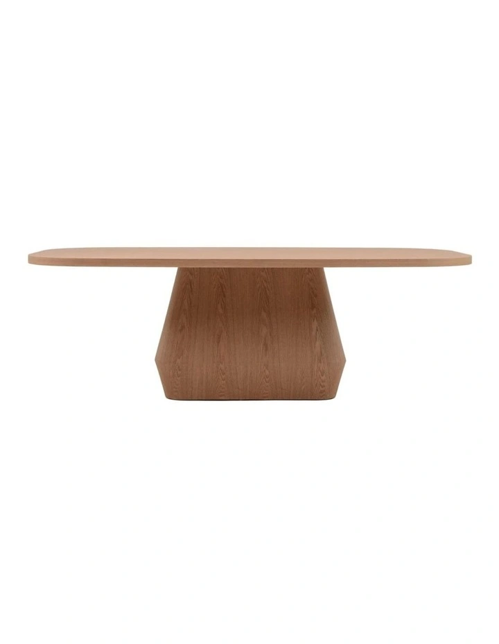 ORBAN 200cm Credenza Display Unit  Oak - 110cm High image 1