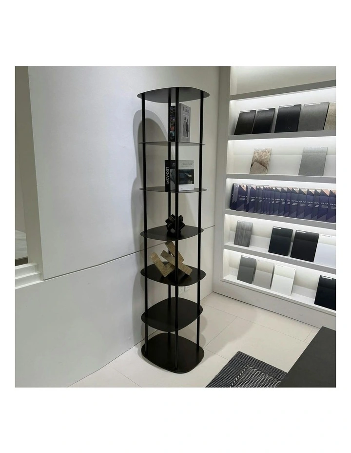 LOREEN Display Shelving Unit 50cm - Black image 5