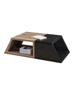 FRANCO Coffee Table 140 cm - Warm Oak & Black