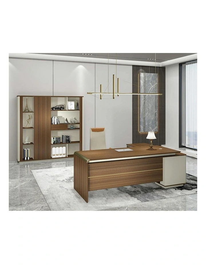 ANDERSON Display Unit 200cm - Hazelnut & Beige image 3