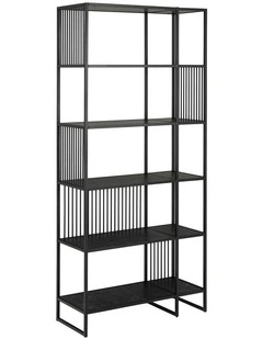 STRINGTON Bookcase Display Unit 85cm - Black