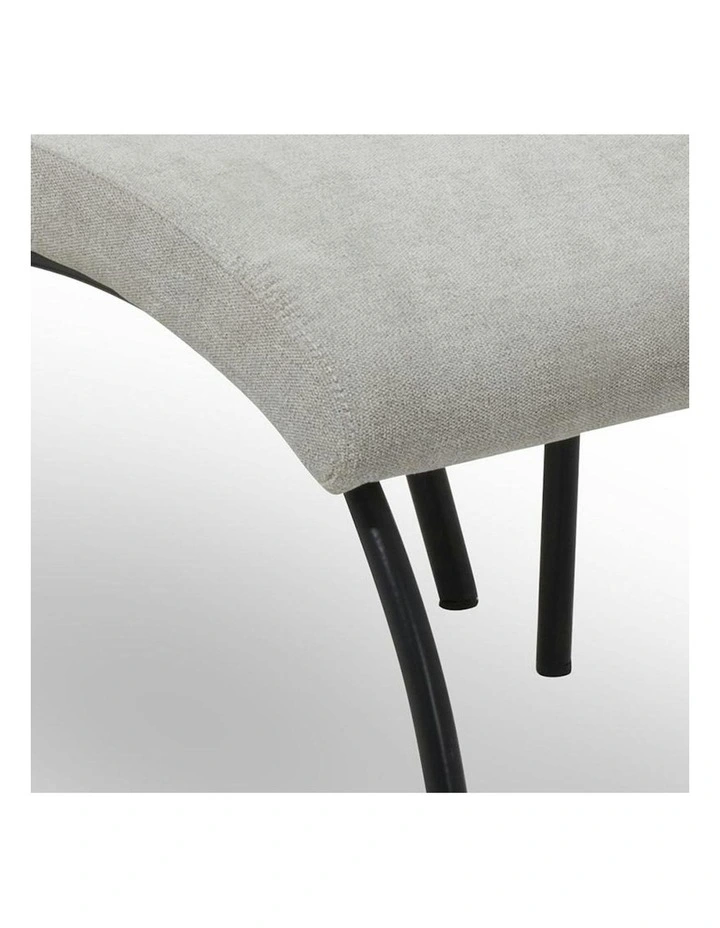 FOXTON Leisure Chair with Ottoman - Grey image 4