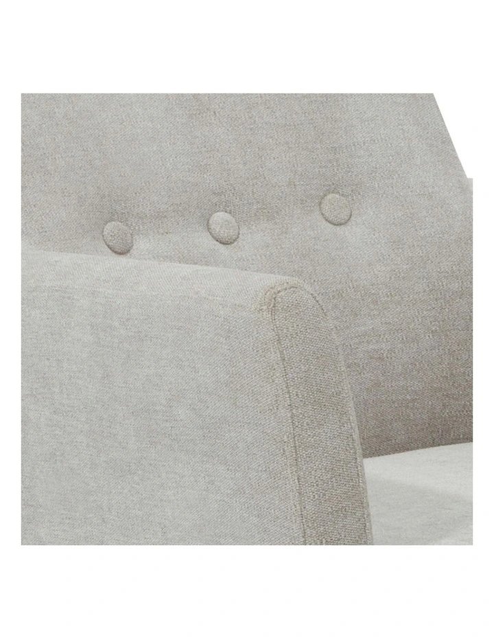 FOXTON Leisure Chair with Ottoman - Grey image 6