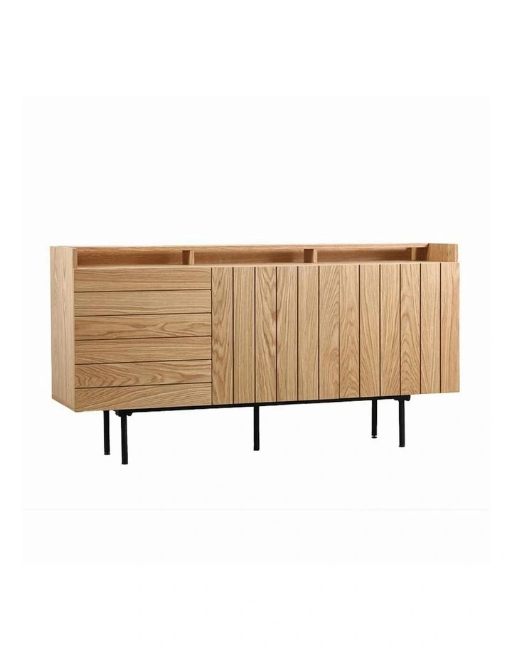 ZANE Sideboard Buffet 150cm - Natural Oak image 6