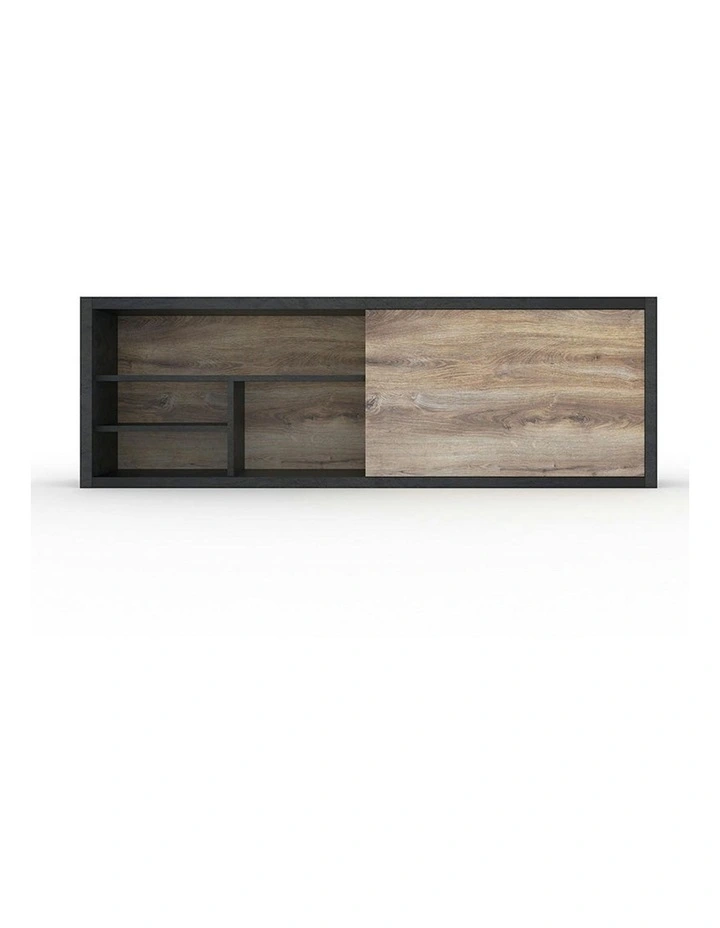 ARTO Display Unit 240cm - Warm Oak & Black image 1