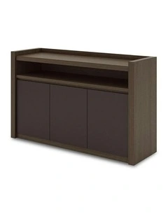CARTER Credenza/ Sideboard  1.3M - Coffee & Grey