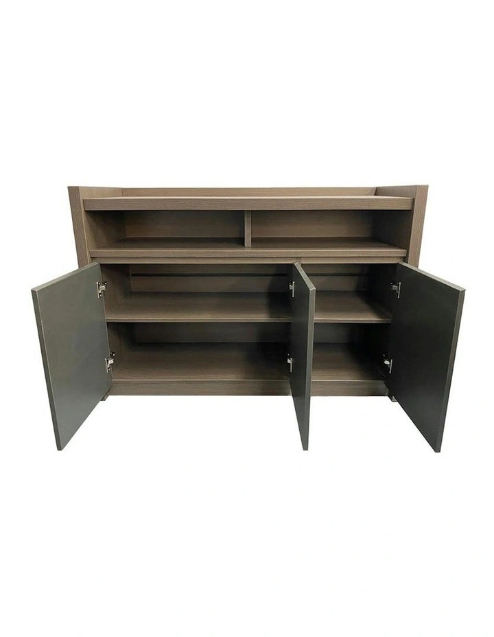 CARTER Credenza/ Sideboard 1.3M - Coffee & Grey image 3
