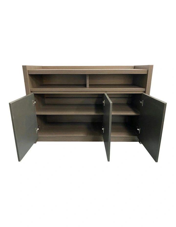 CARTER Credenza/ Sideboard 1.3M - Coffee & Grey image 6