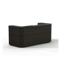 HALO Reception Desk 240cm - Black