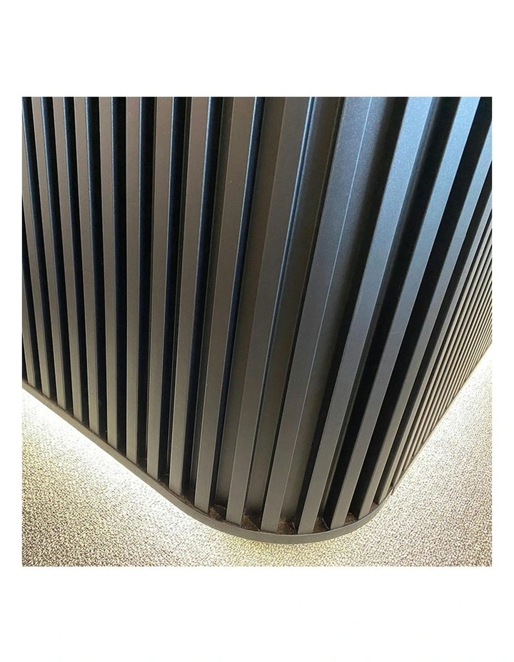 HALO Reception Desk 240cm - Black image 7