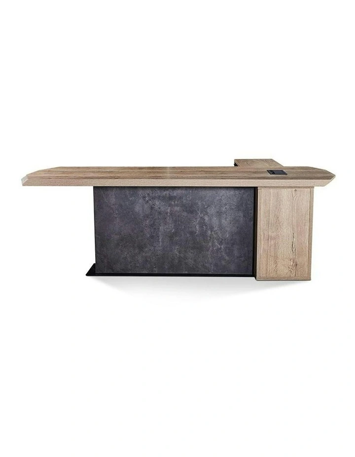 MAGNUS Executive Office Desk with Left Return 2.4M - Tobacco image 2
