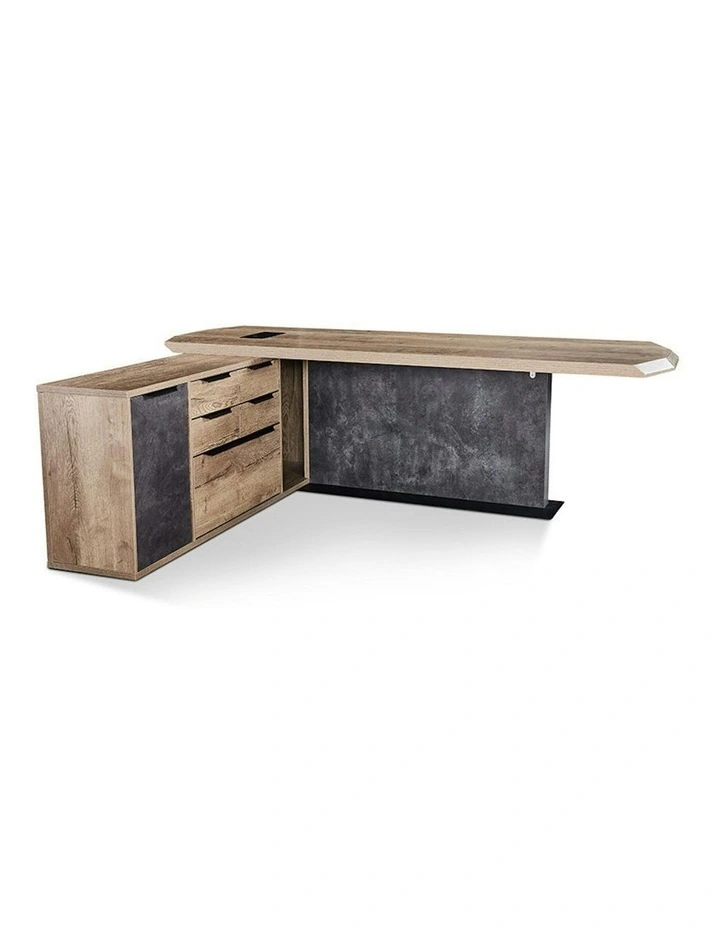 MAGNUS Executive Office Desk with Left Return 2.4M - Tobacco image 6