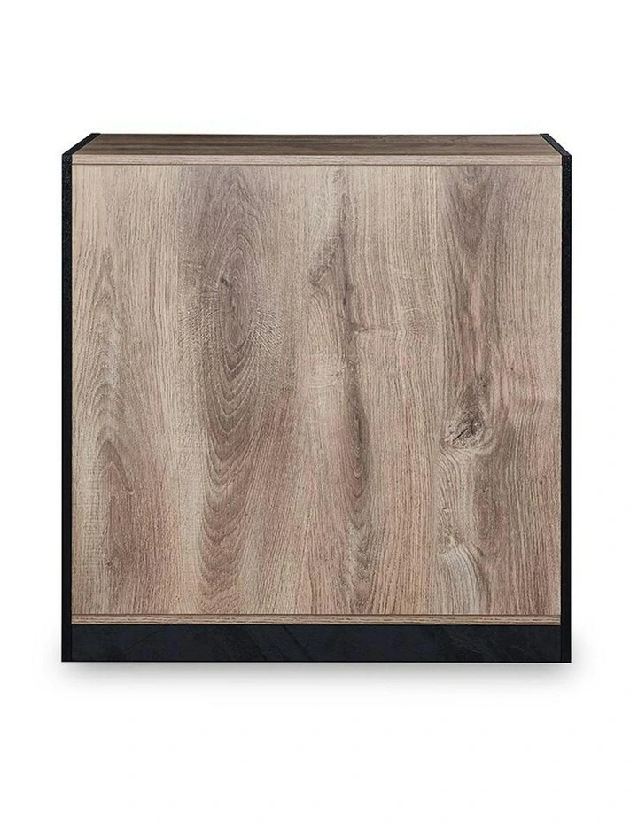 ARTO Credenza Cabinet 80cm - Warm Oak & Black image 4