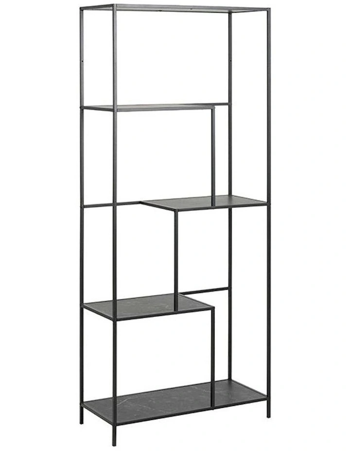 INFINITY Shelving Unit 72x170cm - Black image 1