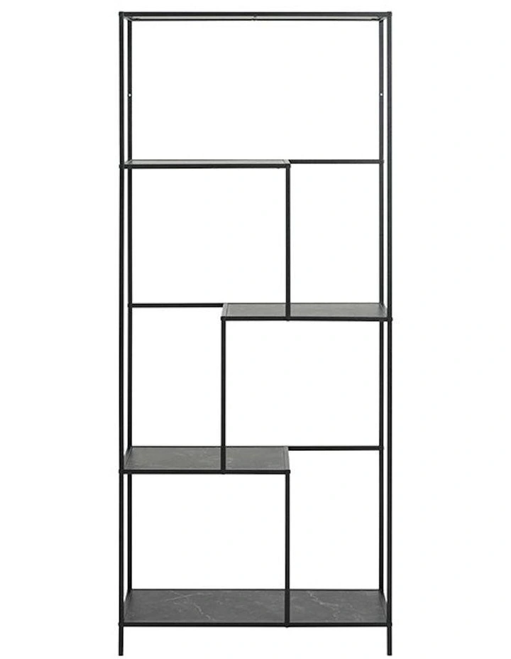 INFINITY Shelving Unit 72x170cm - Black image 3