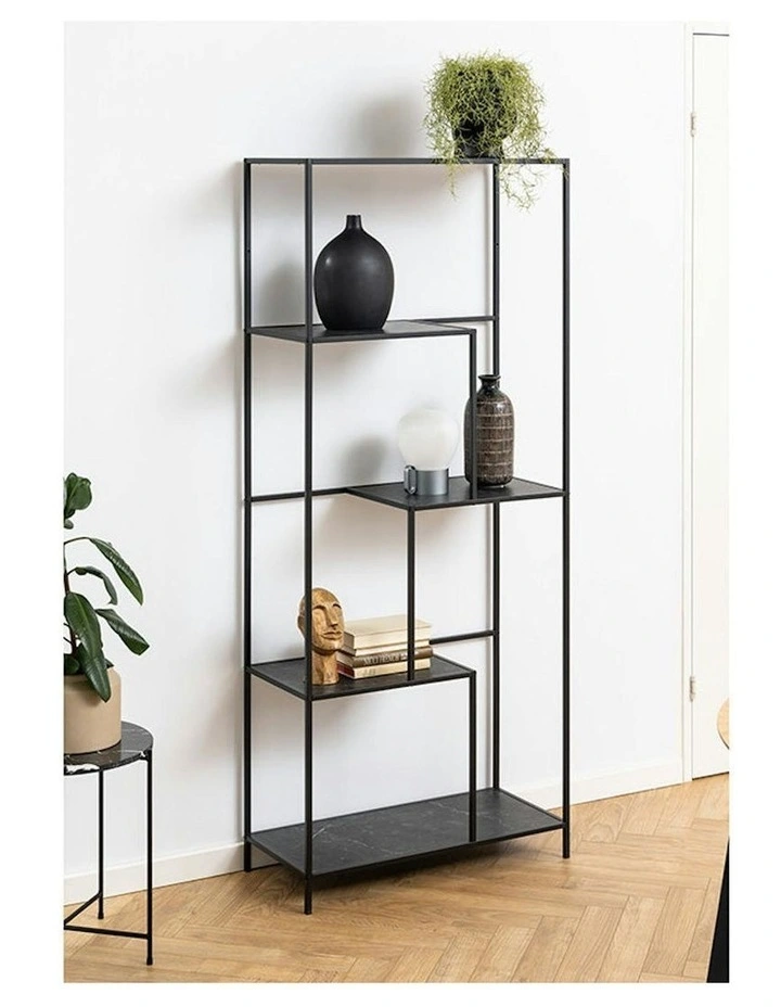 INFINITY Shelving Unit 72x170cm - Black image 5