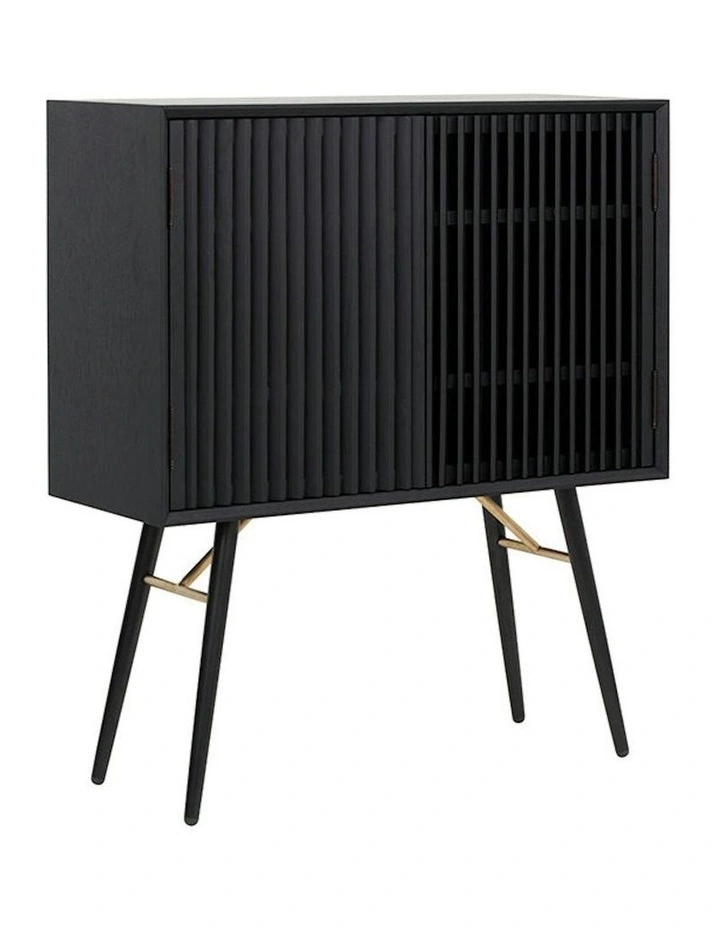 ASLOG Tall Sideboard 90cm - Black image 3