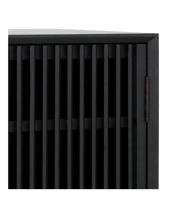 ASLOG Tall Sideboard 90cm - Black image 5