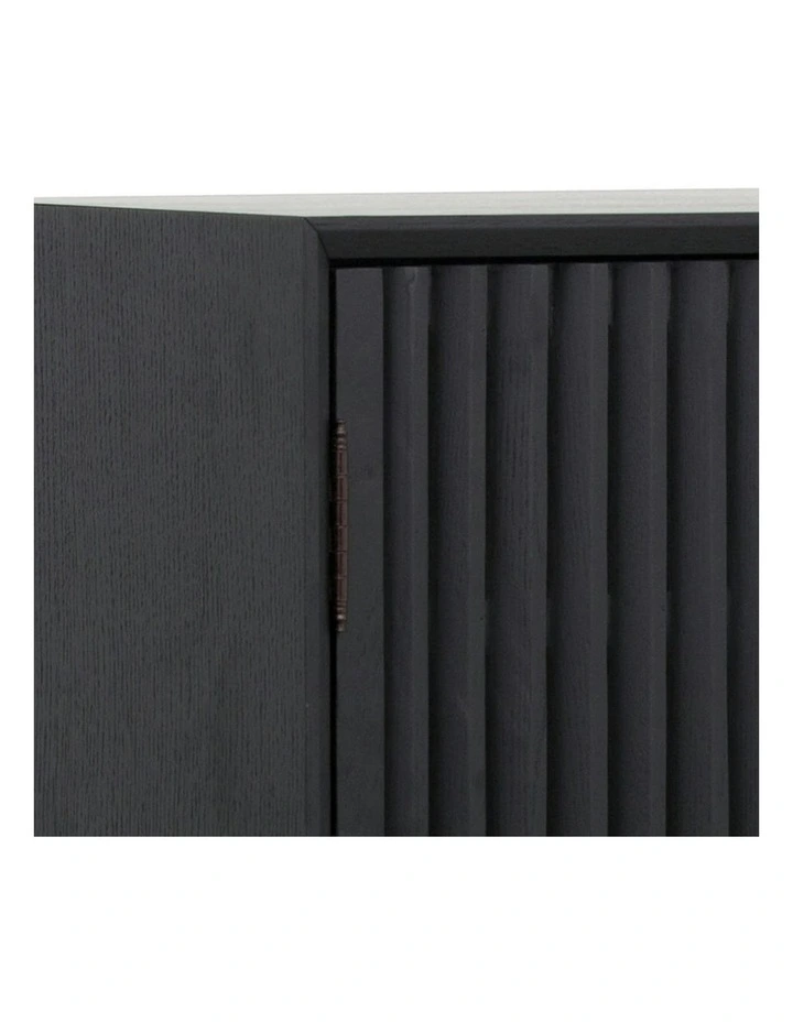 ASLOG Tall Sideboard 90cm - Black image 6