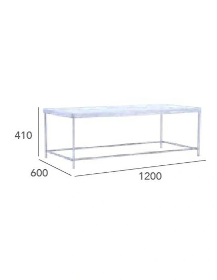 CAMEO Coffee Table Rectangular 1.2M - Mirror image 6