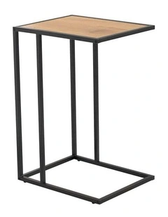 BRADFORD Laptop Table - Natural & Black