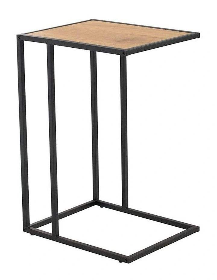BRADFORD Laptop Table - Natural & Black image 1