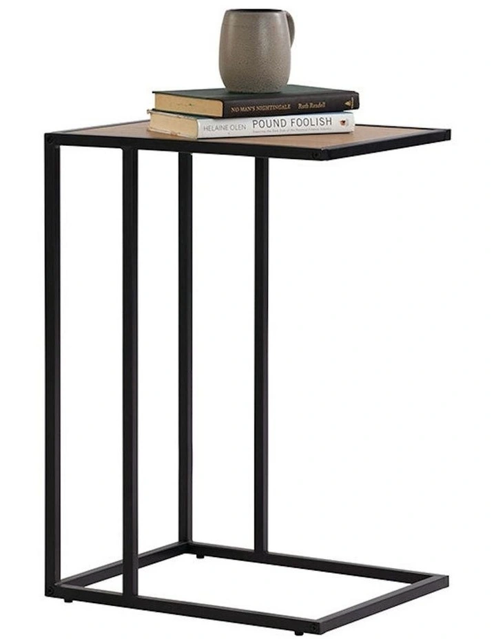 BRADFORD Laptop Table - Natural & Black image 2
