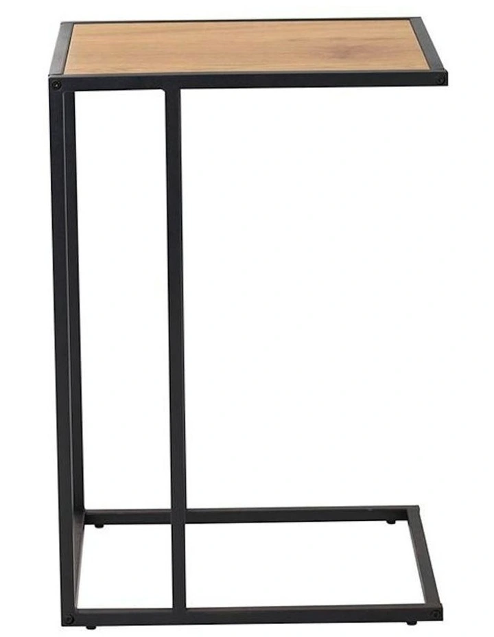BRADFORD Laptop Table - Natural & Black image 4