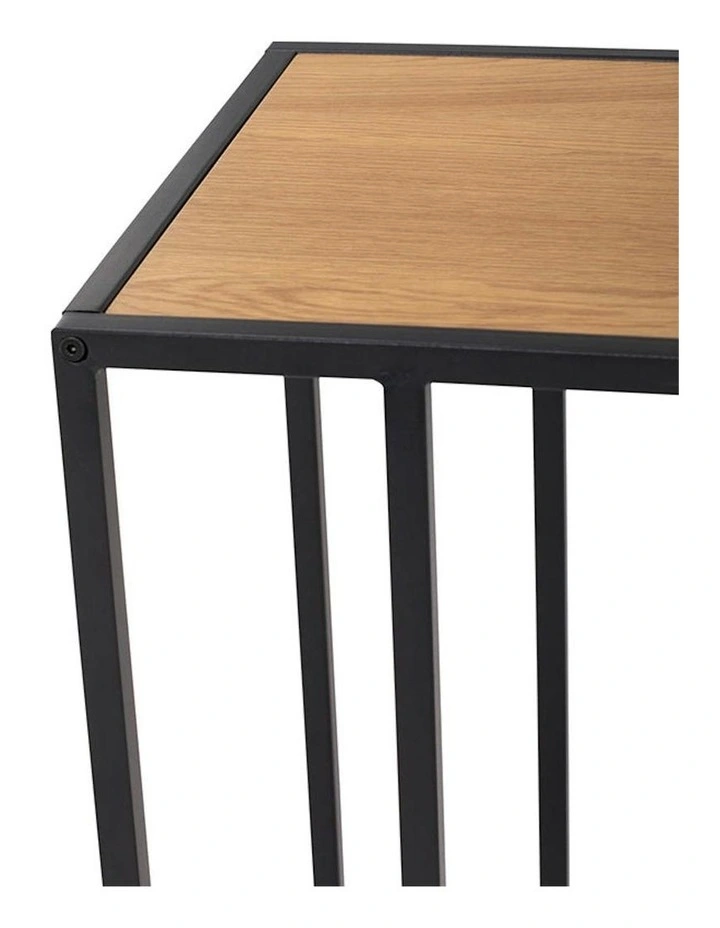 BRADFORD Laptop Table - Natural & Black image 5