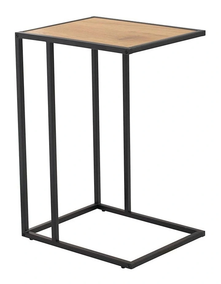 BRADFORD Laptop Table - Natural & Black image 6